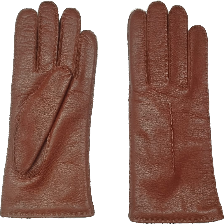 Phebe – Guanto da donna in pelle di cervo con fodera in cashmere